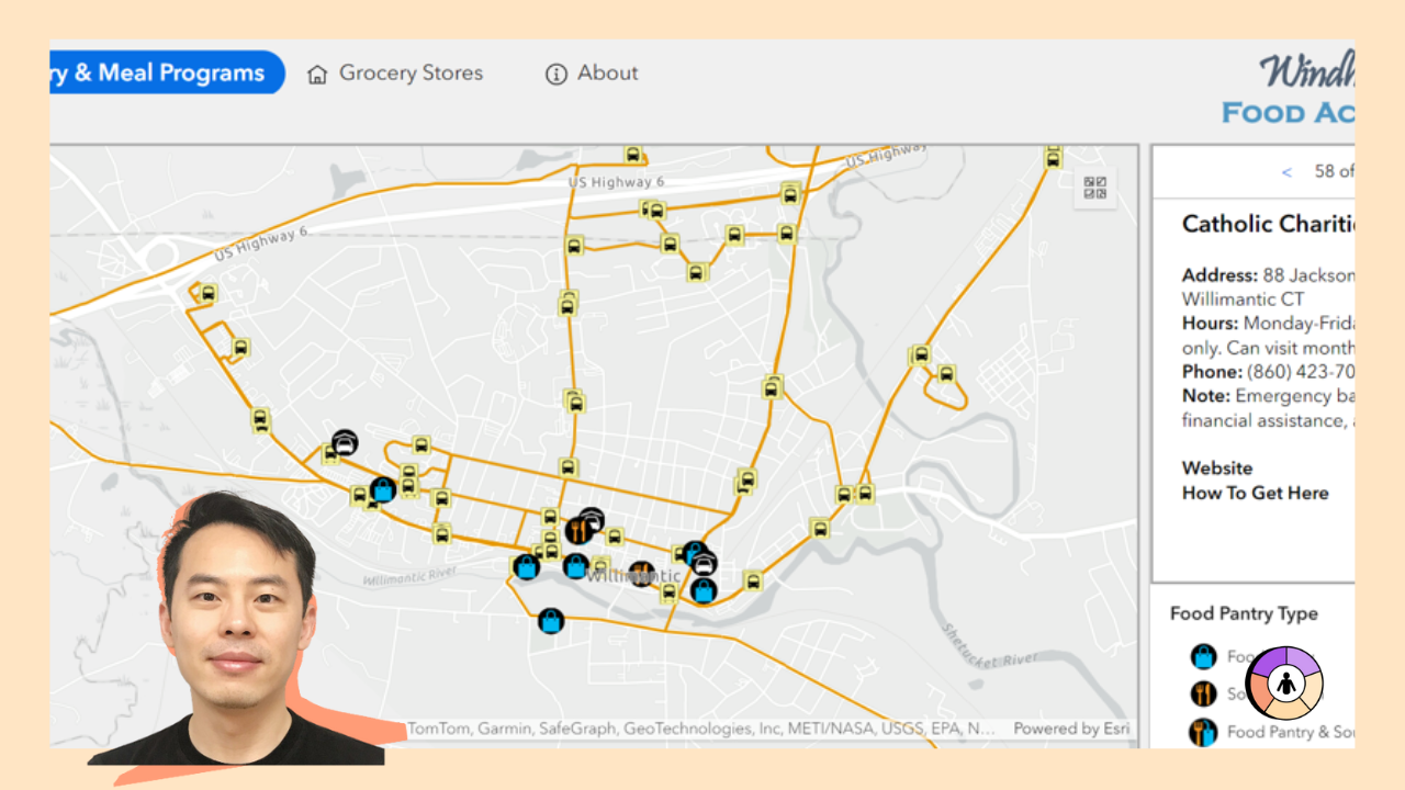 Windham & Willmantic, Conn. Food Access Map